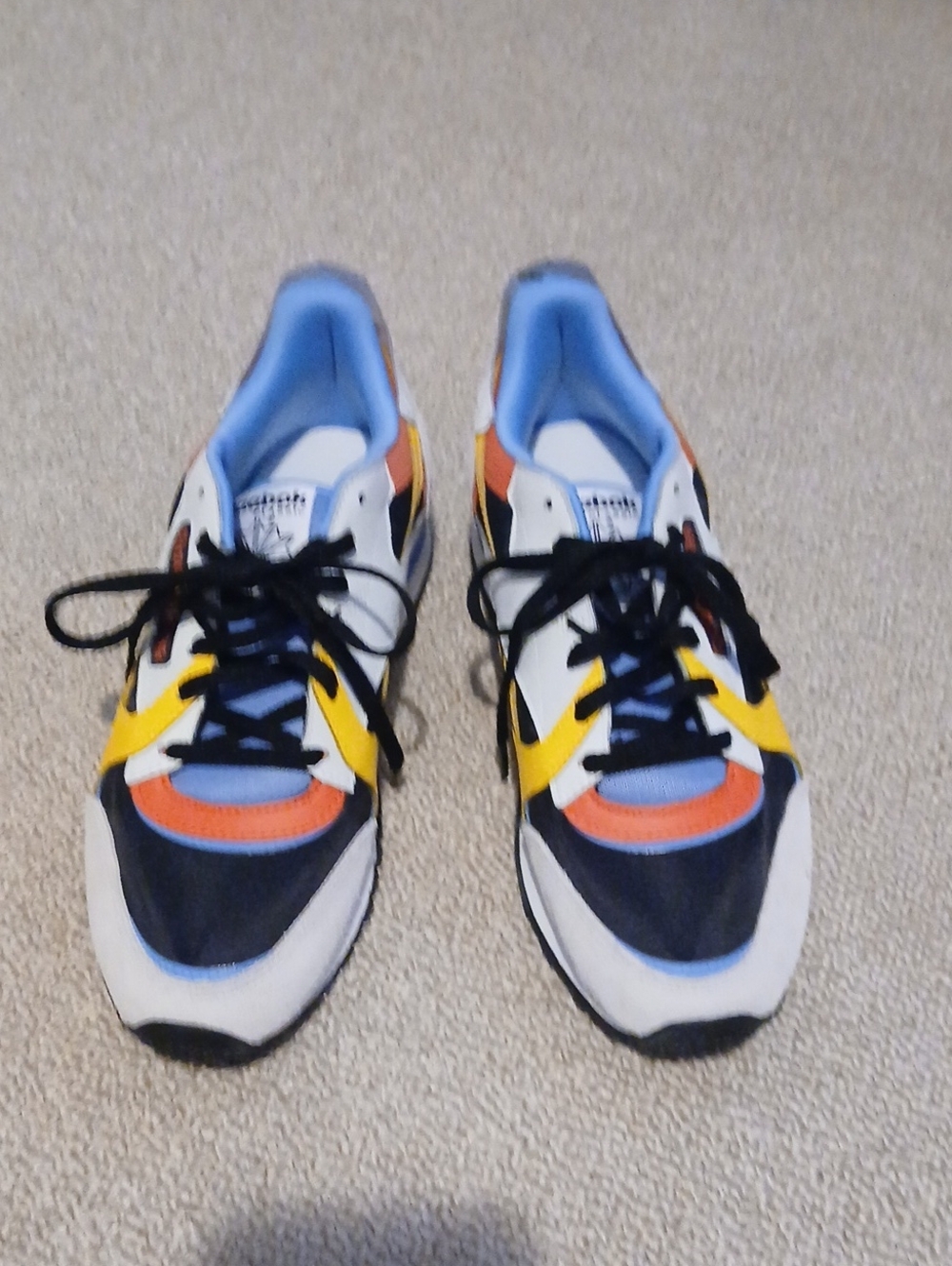 Reebok Women’s Multicolor Sneakers - Yellow, Blue & Orange